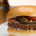 Grilled Lamburgers with Lemon-Rosemary Aioli